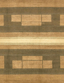 Abstract Yellow Modern Rug, abs358