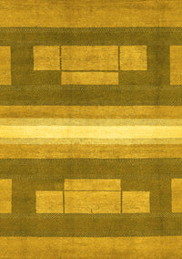 Abstract Yellow Modern Rug, abs358yw