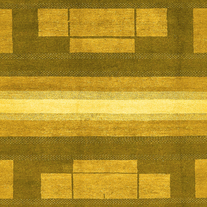 Abstract Yellow Modern Rug, abs358yw