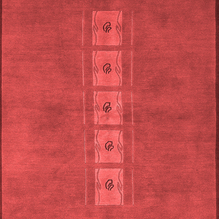 Machine Washable Abstract Red Modern Rug, wshabs3590red