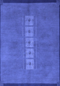 Abstract Blue Modern Rug, abs3590blu