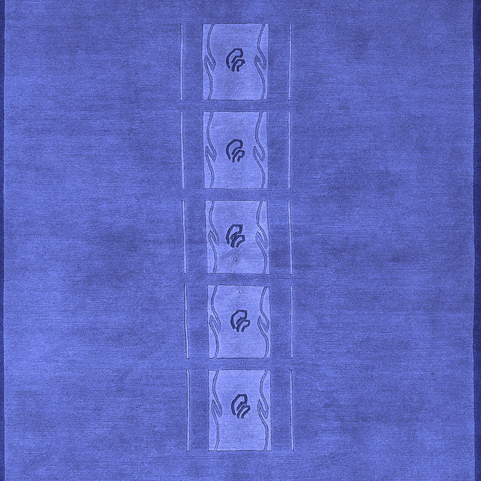 Machine Washable Abstract Blue Modern Rug, wshabs3590blu