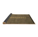 Sideview of Abstract Brown Modern Rug, abs3590brn