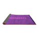 Sideview of Abstract Pink Modern Rug, abs3590pnk