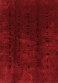 Abstract Red Modern Rug, abs3591red