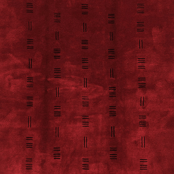 Abstract Red Modern Area Rugs