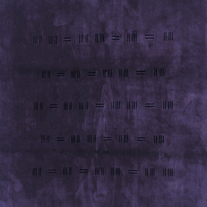 Square Machine Washable Abstract Blue Modern Rug, wshabs3591blu