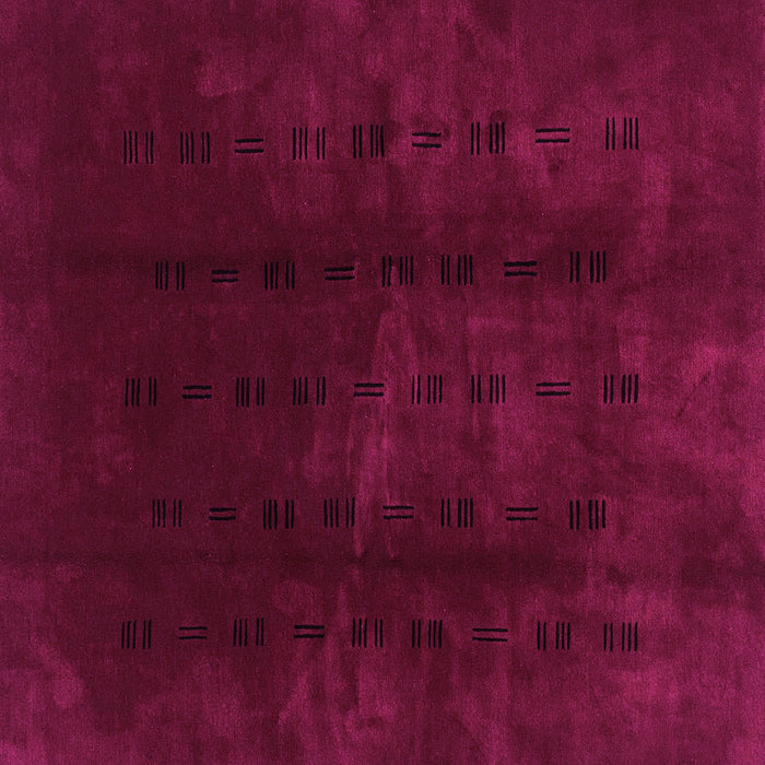 Square Abstract Pink Modern Rug, abs3591pnk