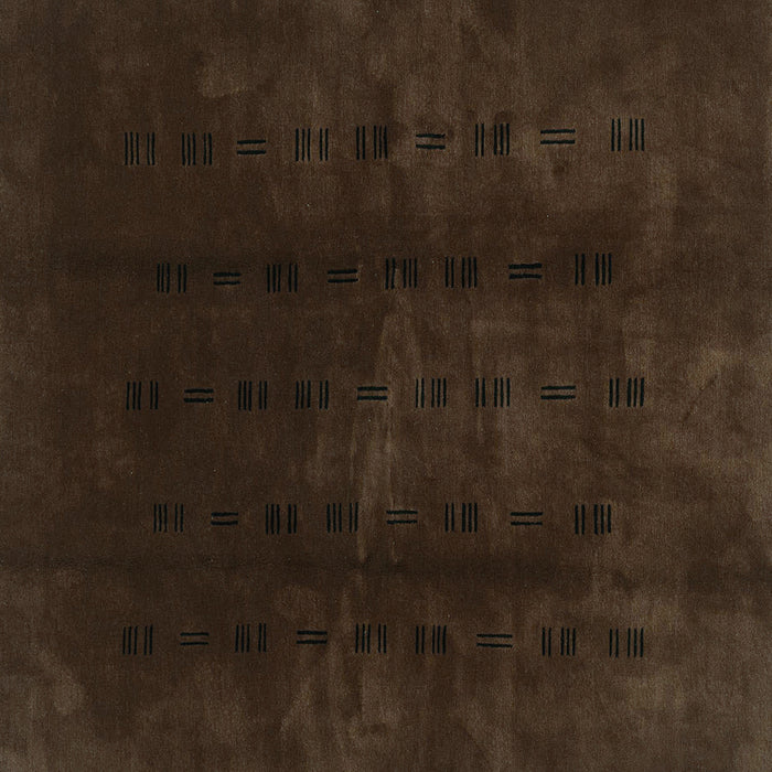 Square Machine Washable Abstract Turquoise Modern Area Rugs, wshabs3591turq