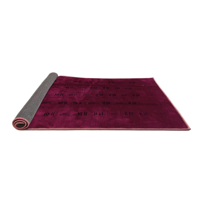 Sideview of Abstract Pink Modern Rug, abs3591pnk