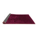 Sideview of Abstract Pink Modern Rug, abs3591pnk