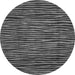 Round Machine Washable Abstract Gray Modern Rug, wshabs3592gry