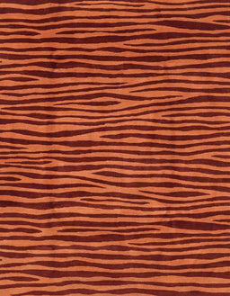 Abstract Orange Red Modern Rug, abs3592