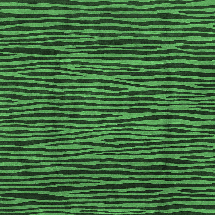 Square Machine Washable Abstract Emerald Green Modern Area Rugs, wshabs3592emgrn
