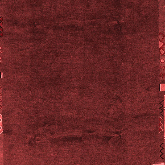 Abstract Red Modern Area Rugs