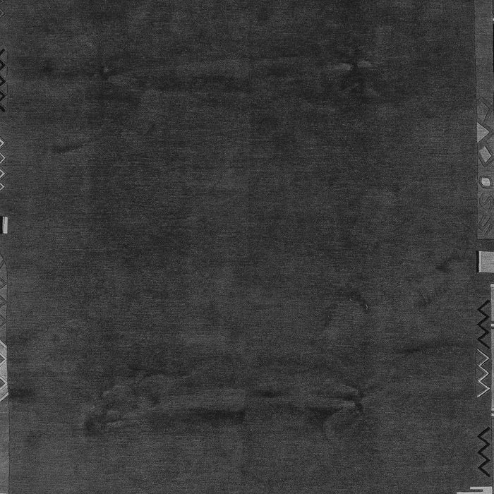 Machine Washable Abstract Gray Modern Rug, wshabs3593gry