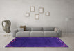 Machine Washable Abstract Pink Modern Rug in a Living Room, wshabs3593pnk