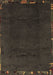 Machine Washable Abstract Brown Modern Rug, wshabs3593brn