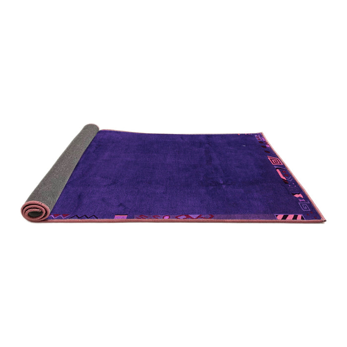 Sideview of Abstract Pink Modern Rug, abs3593pnk