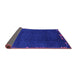 Sideview of Abstract Purple Modern Rug, abs3593pur