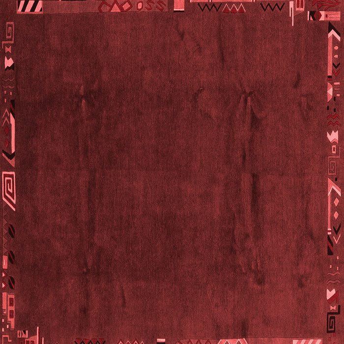 Abstract Red Modern Rug, abs3593red