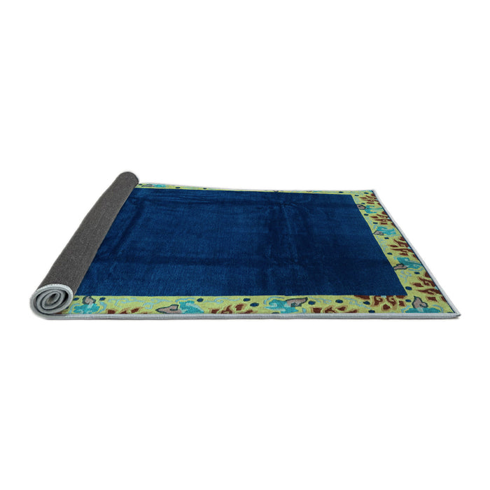 Sideview of Oriental Light Blue Asian Inspired Rug, abs3594lblu