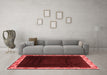 Asian Inspired Red Washable Rugs