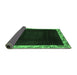 Sideview of Oriental Emerald Green Asian Inspired Rug, abs3594emgrn