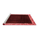 Asian Inspired Red Washable Rugs