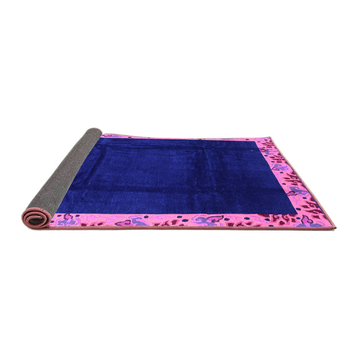 Sideview of Oriental Purple Asian Inspired Rug, abs3594pur