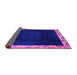 Sideview of Oriental Purple Asian Inspired Rug, abs3594pur