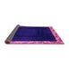 Sideview of Oriental Pink Asian Inspired Rug, abs3594pnk