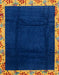 Abstract Denim Dark Blue Oriental Rug, abs3594