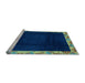 Sideview of Machine Washable Oriental Light Blue Asian Inspired Rug, wshabs3594lblu