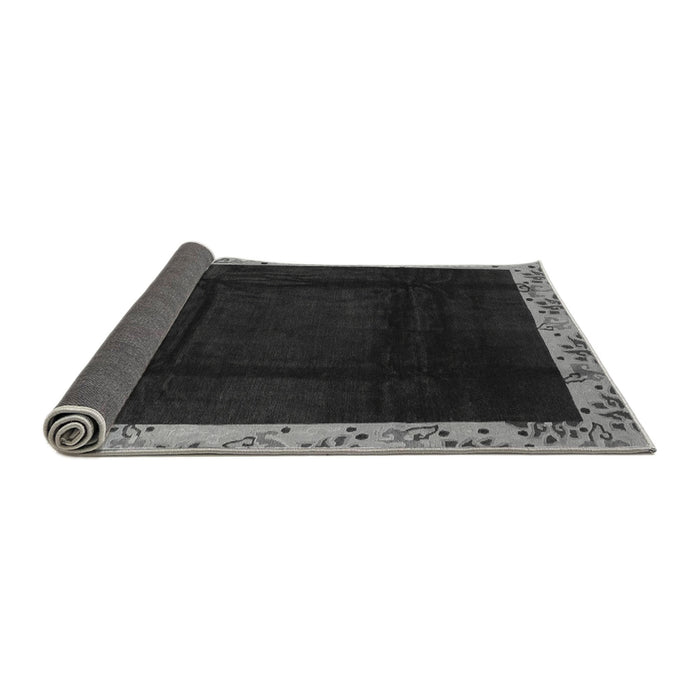 Sideview of Oriental Gray Asian Inspired Rug, abs3594gry