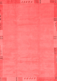 Abstract Red Modern Rug, abs3595red