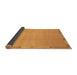 Sideview of Abstract Brown Modern Rug, abs3595brn