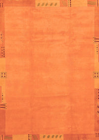 Abstract Orange Modern Rug, abs3595org