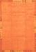 Abstract Orange Modern Rug, abs3595org