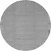 Round Machine Washable Abstract Gray Modern Rug, wshabs3595gry