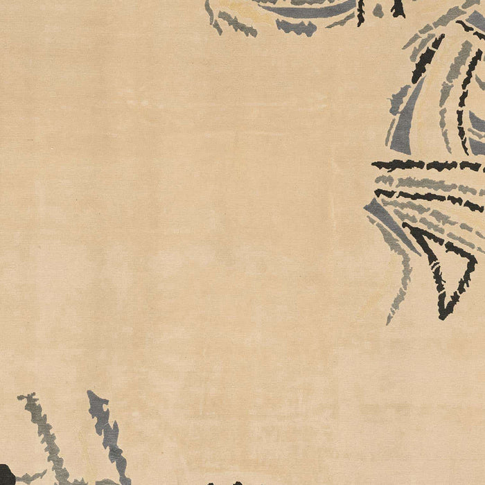 Abstract Yellow Solid Rug, abs3596