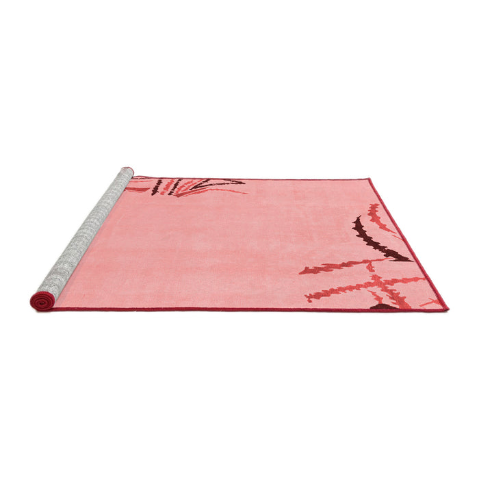Modern Red Washable Rugs