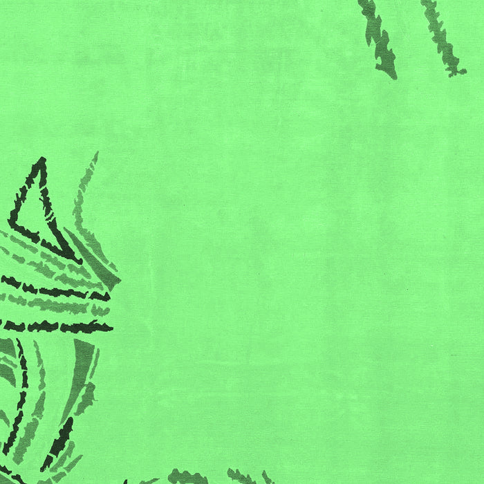 Solid Emerald Green Modern Rug, abs3596emgrn