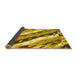 Sideview of Animal Yellow Modern Rug, abs3597yw