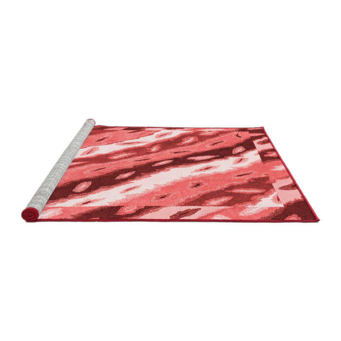 Modern Red Washable Rugs