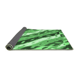 Sideview of Animal Emerald Green Modern Rug, abs3597emgrn