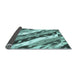 Sideview of Animal Light Blue Modern Rug, abs3597lblu