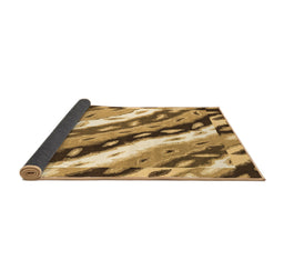 Sideview of Animal Brown Modern Rug, abs3598brn