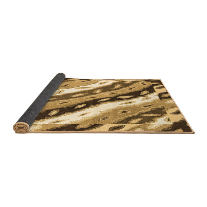 Sideview of Animal Brown Modern Rug, abs3598brn