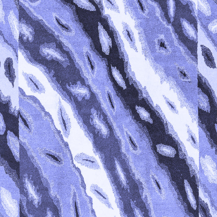 Machine Washable Animal Blue Modern Rug, wshabs3598blu